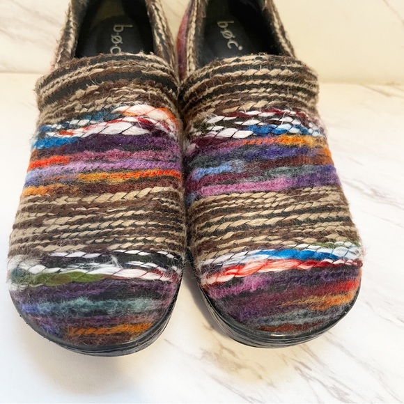 BOC Yarn Colorful BOHO Clogs Size 8.5 - Picture 3 of 7